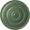 Ekena Millwork Classic Ceiling Medallion (Fits Canopies up to 4 1/8"), 13 1/4"OD x 1/2"P, Athenian Green CM13CLAGF - alternate 1